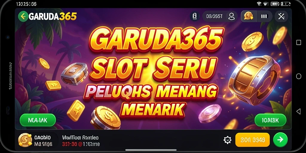 Tampilan gameplay GARUDA365 yang menarik dengan berbagai tema slot.