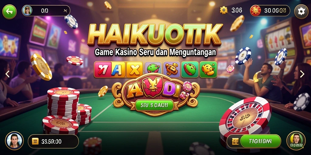 Tampilan menarik dari gameplay HAIKUOTK yang seru dan mendebarkan.