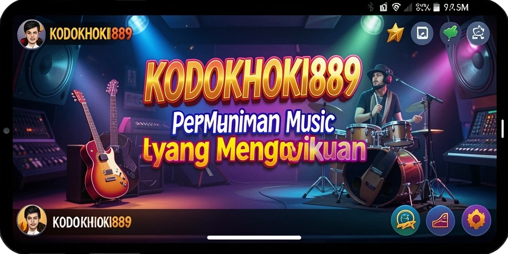 Tampilan gameplay KODOKHOKI889 yang menarik dengan banyak pilihan lagu.