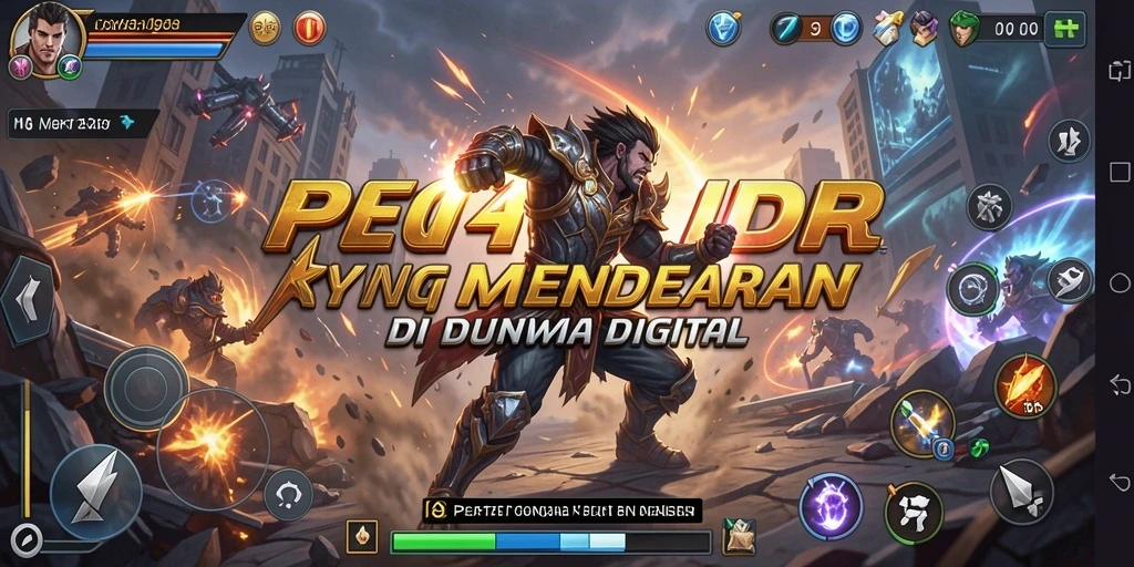 Tampilan gameplay yang menampilkan aksi pertarungan mendebarkan di MEGAIDR.