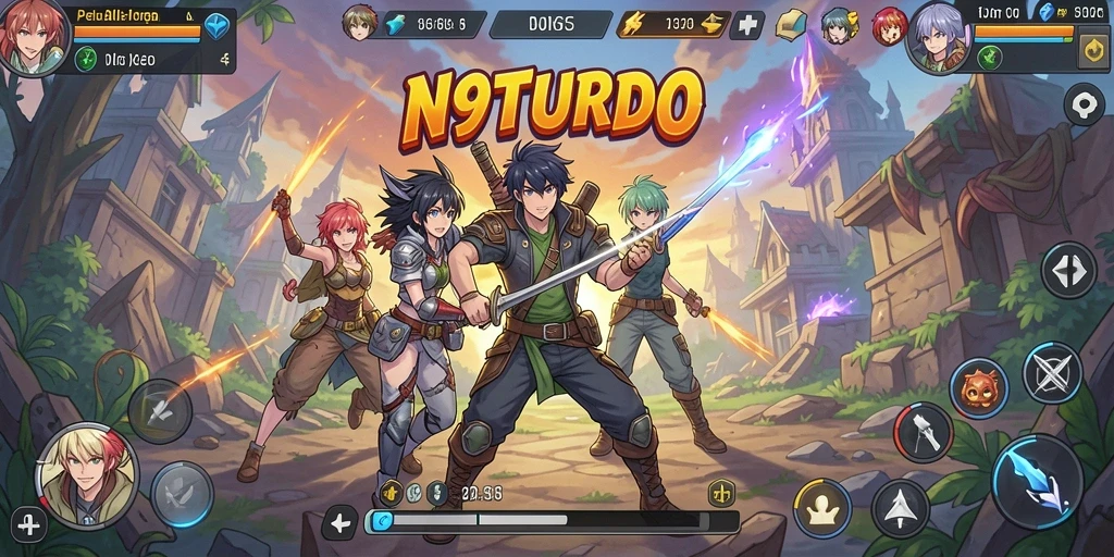 Tampilan gameplay seru dan karakter anime yang menakjubkan.