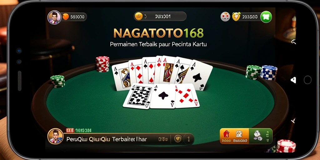Screenshot gameplay NAGATOTO168 menampilkan suasana QiuQiu yang mendebarkan.